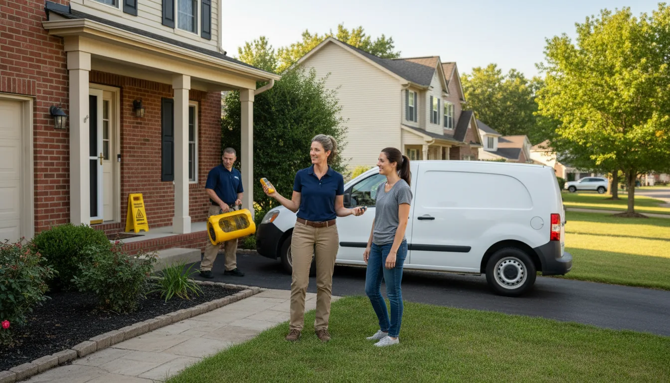 Residential water damage restoration in Superior, NE